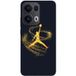 Oppo Hoesje voor Oppo Reno 13 Pro 5G met Jordan-logo en gouden accenten