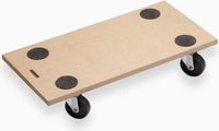 Roulettes de meubles, capacité de charge 200 kg, pour le déplacement de meubles, avec patins antidérapants