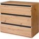 LIVARNO® Commode Genève, 80 x 78 x 48 cm, imitation chêne