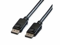 ROLINE Câble DisplayPort, DP-DP, v1.2, M - M, TPE, noir, 10 m