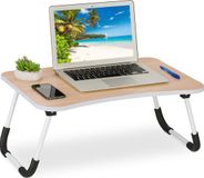 Relaxdays Laptoptafel - Inklapbaar - 26x63x40 cm