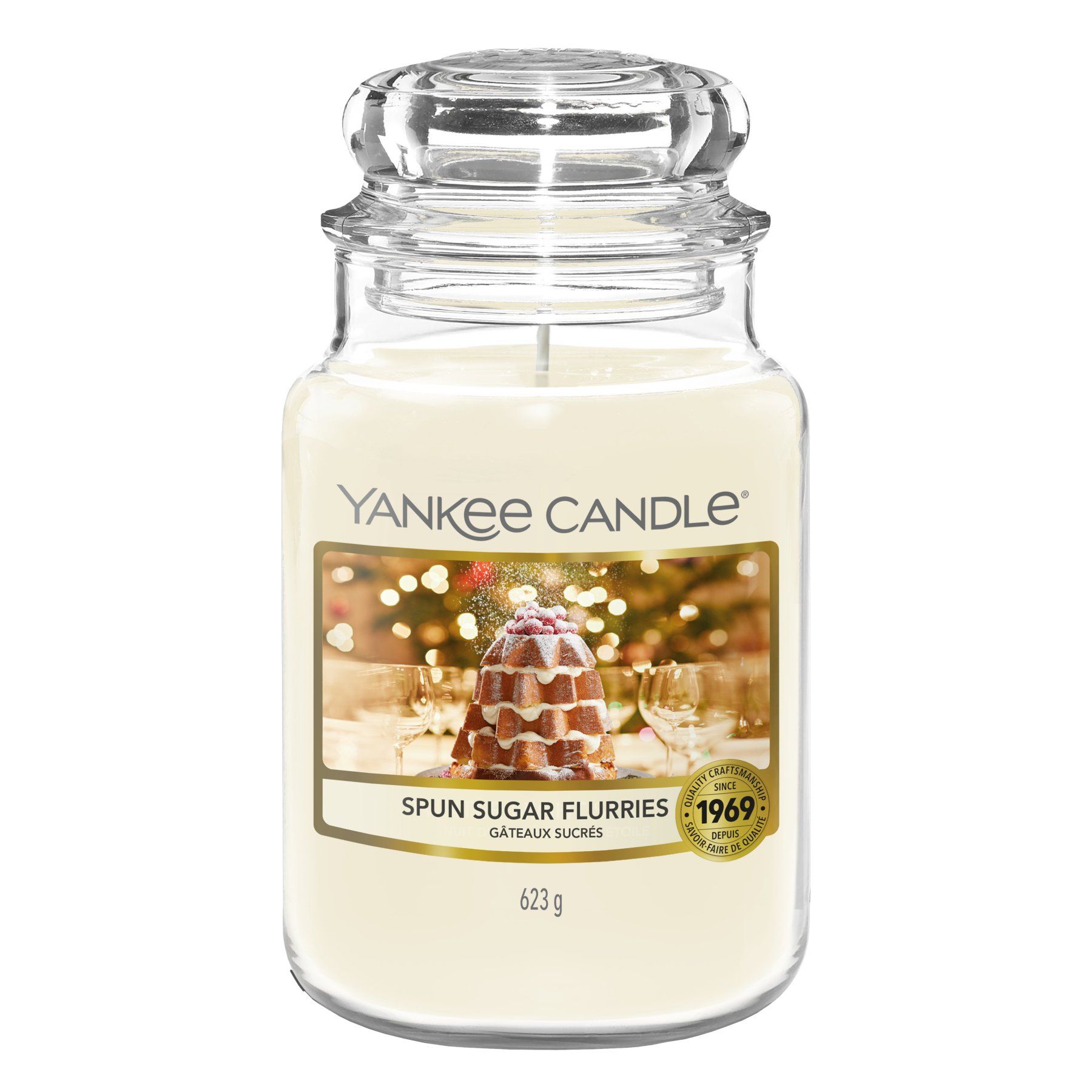 Yankee Candle Spun Sugar Fluries - Kaars - Beige - 623 ml
