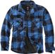 Brandit Flannel Heren Tussenseizoensjas - zwart/blauw - 5XL
