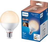 Philips Smart Lighting Globe - Slimme LED Verlichting - Warm- tot Koelwit Licht - E27 - 75W - Mat - Wi-Fi