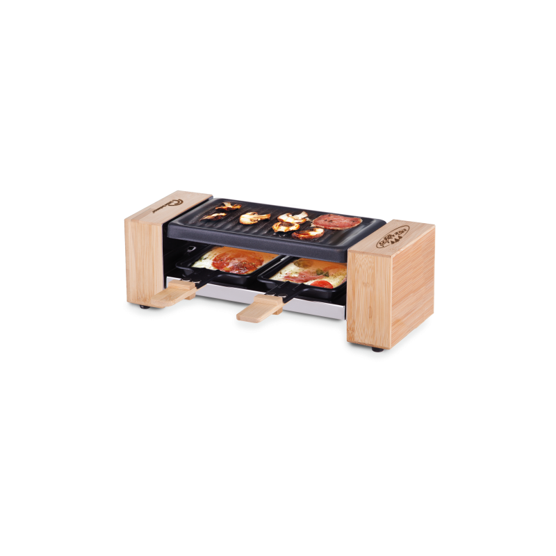 Little Balance 8618 Raclette Grill - Zwart/Hout - 350W