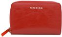 Peterson - Portefeuille femme - Rouge - Cuir naturel - Protection RFID