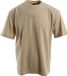 Hugo Boss T-shirt Maat M Beige Katoen Ronde Hals Korte Mouw Regular Fit