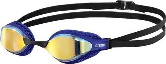 Arena Airspeed Mirror Zwembril, yellow copper/blue