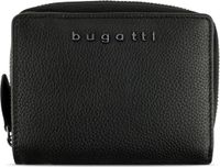 Bugatti Bella Portemonnee RFID-bescherming Leer 12 cm - Dames - Horizontaal - Zwart