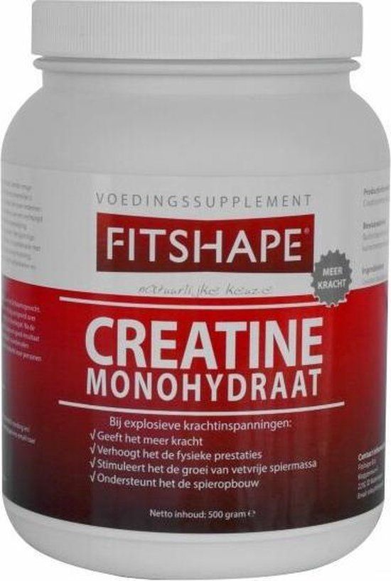 Fitshape Creatine Monohydraat - 500g - Sportvoeding