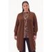 YOEK Plus Size vest - bruin