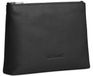 WOOLNUT Leather Pouch Organizer Sleeve Zwart