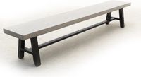VITA tuinmeubelen Banc de jardin Toro L250cm Anthracite, Gris