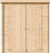 Timbela M309C1 - Houten Tuinhuis - 3,53 m² - 204x204xH200 cm - zonder vloer