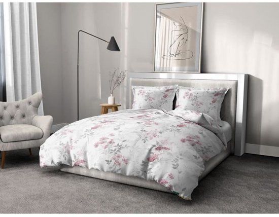 HOME LINGE PASSION Pompadour Dekbedovertrekset 100% Katoen - Roze - 220 x 240 cm