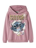 NAME IT Meisjes Sweater NKFJYNDA STITCH NREG SWE WH BRU NOOS WDI - Lila - Maat 116