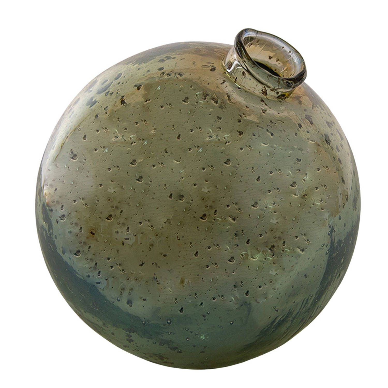 Clayre & Eef Vaas - ø 13x13 cm - Groen - Glas