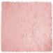 vidaXL - Imitatie schapenvacht vloerkleed TAFALLA Roze 240 x 240 cm