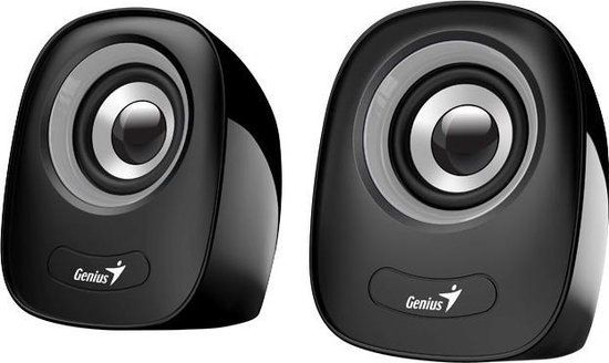 Genius SP-Q160 1-weg Zwart, Grijs Bedraad 6 W