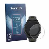 Savvies Glas Screenprotector voor Garmin Forerunner 170 - Gehard Beschermglas 9H 3 Stuks