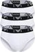 Armani slips EA logo band 3-pack blanc