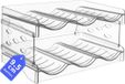 Unyqoos® Stapelbare flessenhouder voor koelkast en kast met antislip ontwerp