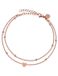 good.designs Enkelketting met hartvormig hangertje