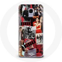 Maniacase Hoesje voor Samsung Galaxy A6 2018 Elite Seizoen 5 Poster Karakters