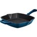 SILVERCREST Gietijzeren grillpan of koekenpan (Vierkant, Blauw)