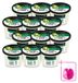 Organic Shop 12 x Masque capillaire biologique avocat & miel - Pour hydratation et soins - 250 ml - Lot économique - 12 pièces