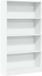 vidaXL Bibliothèque 80x24x143 cm bois de placage blanc