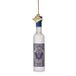 Vondels Boule de Noël - Bouteille de Vodka 9cm en Verre, Transparent