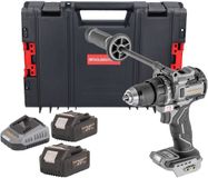 ProCraft Industrial CD20C-BB perceuse-visseuse à percussion sans fil 20 V 120 Nm sans balai + 2x batterie 4,0 Ah + chargeur + boîte à outils RHINO