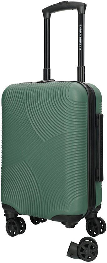 Enrico Benetti Louisville Underseater 40x30x20 cm – Afneembare Wielen – 22,5L – ABS – Handbagage - Olijf