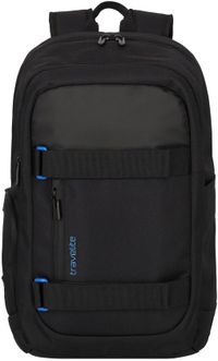 Travelite Pathway Strap Backpack – Rugzak 28L met Laptopvak - Zwart