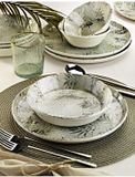 Merkloos / Sans marque Asir - 18-delige dinerset - Wit - Porselein - 6 personen
