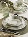Merkloos / Sans marque Asir - 18-delige dinerset - Wit - Porselein - 6 personen