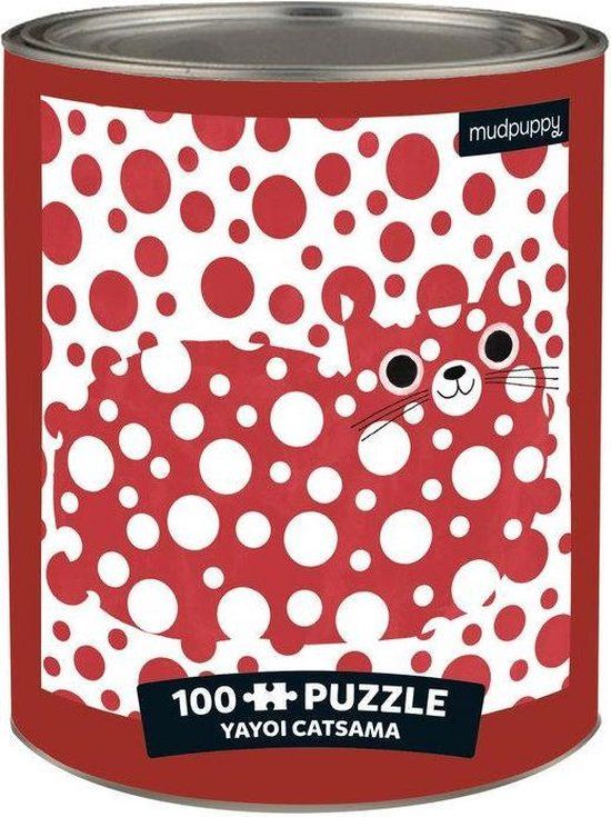 Galison Mudpuppy Puz 100 Tin Artsy Cats Yayoi Catsam
