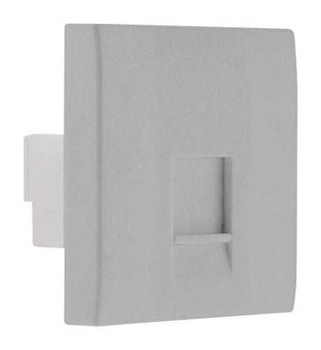 Simplea RJ 45 CAT.5 module, groot, zilverkleurig