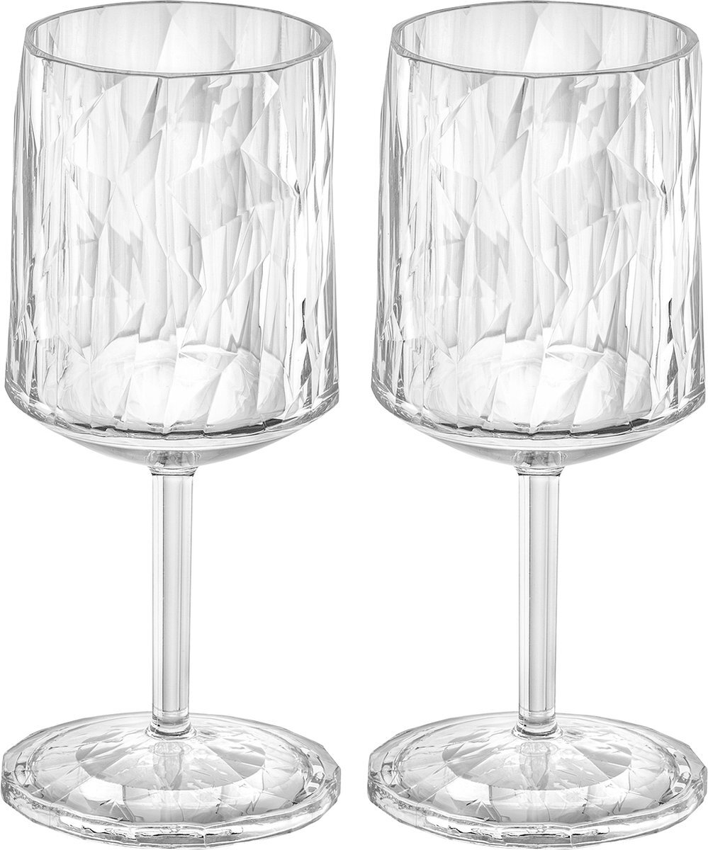 koziol Wijnglas, 0.2 L, Set van 2, Organic, Transparant - | Club No. 9
