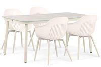 Lifestyle Garden Furniture Lifestyle Lissabon/Tavano 160 cm dining tuinset 5-delig