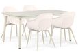 Lifestyle Garden Furniture Lifestyle Lissabon/Tavano 160 cm dining tuinset 5-delig