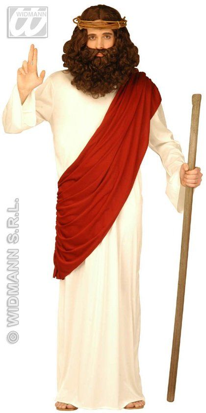 Widmann Jezus & Jozef Kostuum Messias Jezus Kostuum Man Small Carnaval kostuum Verkleedkleding