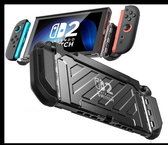 Supcase Unicorn Beetle PRO Case geschikt voor Nintendo Switch 2 - Dockable & Ergonomisch - Zwart