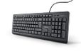 Trust Taro Frans AZERTY-toetsenbord, spatwaterdicht, stil, USB-kabel van 1,8 m, platte toetsen, pc-toetsenbord, laptop, computer, Windows, Mac OS - zwart