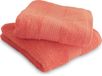 Set van 2 handdoeken, 50 x 90 cm, 100% katoen, 450 g/m², koraal