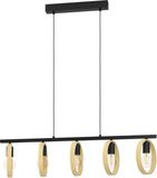 Eglo Ipsden Hanglamp - Zwart/Bruin