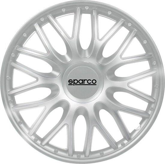 Sparco 4-Delige Sparco Wieldoppenset Roma 15-inch zilver