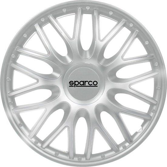 Sparco Roma Wieldoppenset - 15 inch - Zilver - 4-delig
