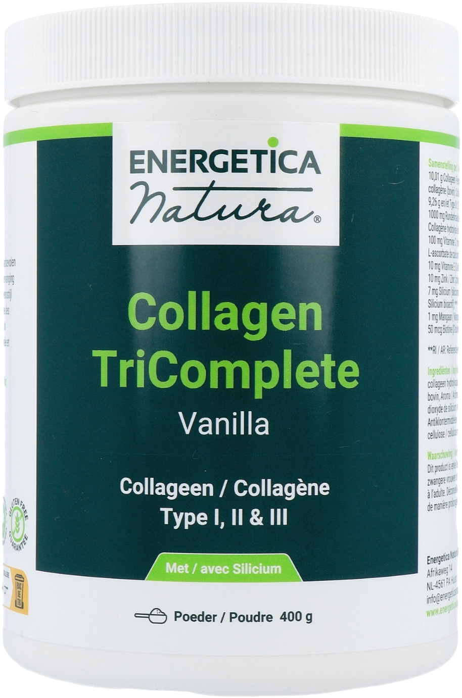 Energetica Natura Collagen TriComplete Vanilla Poeder